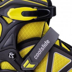 Coolslide 92800438987 Inline Αυξομειούμενα Rollers Κίτρινα Ενηλίκων
