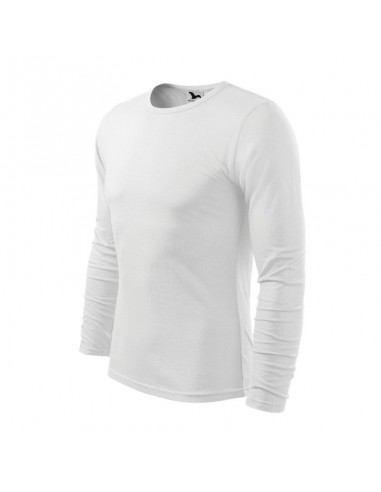 Adler FitT LS M MLI11900 Ανδρική Διαφημιστική Μπλούζα Μακρυμάνικη σε Λευκό Χρώμα MLI-11900
