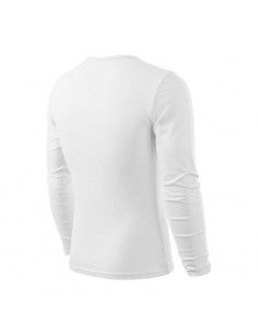 Adler FitT LS M MLI11900 Ανδρική Διαφημιστική Μπλούζα Μακρυμάνικη σε Λευκό Χρώμα MLI-11900 2