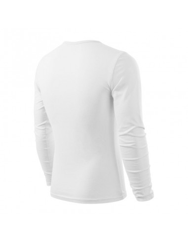 Adler FitT LS M MLI11900 Ανδρική Διαφημιστική Μπλούζα Μακρυμάνικη σε Λευκό Χρώμα MLI-11900