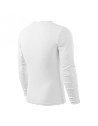 Adler FitT LS M MLI11900 Ανδρική Διαφημιστική Μπλούζα Μακρυμάνικη σε Λευκό Χρώμα MLI-11900