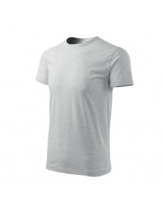 Adler Basic M MLI12903 Ανδρικό Διαφημιστικό T-shirt Κοντομάνικο σε Γκρι Χρώμα MLI-12903