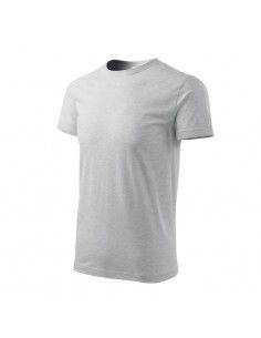 Adler Basic M MLI12903 Ανδρικό Διαφημιστικό T-shirt Κοντομάνικο σε Γκρι Χρώμα MLI-12903