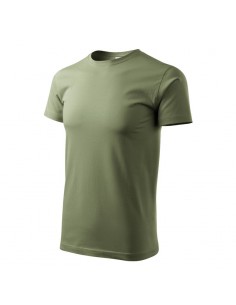 Adler Basic M MLI12909 Ανδρικό Διαφημιστικό T-shirt Κοντομάνικο σε Χακί Χρώμα MLI-12909