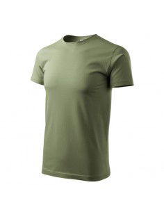 Adler Basic M MLI12909 Ανδρικό Διαφημιστικό T-shirt Κοντομάνικο σε Χακί Χρώμα MLI-12909