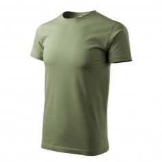 Adler Basic M MLI12909 Ανδρικό Διαφημιστικό T-shirt Κοντομάνικο σε Χακί Χρώμα MLI-12909