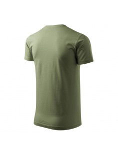 Adler Basic M MLI12909 Ανδρικό Διαφημιστικό T-shirt Κοντομάνικο σε Χακί Χρώμα MLI-12909 2