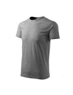 Adler Basic M MLI12912 Ανδρικό Διαφημιστικό T-shirt Κοντομάνικο σε Γκρι Χρώμα MLI-12912