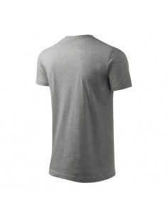 Adler Basic M MLI12912 Ανδρικό Διαφημιστικό T-shirt Κοντομάνικο σε Γκρι Χρώμα MLI-12912 2