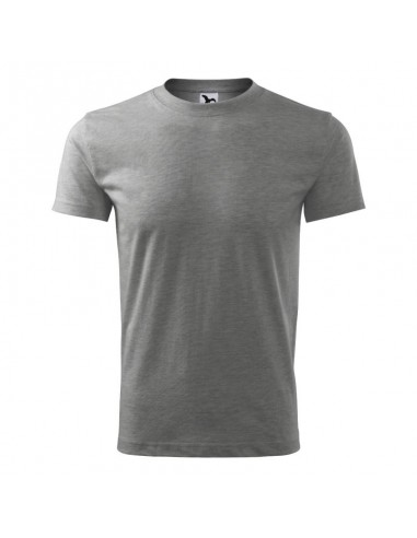 Adler Classic Ανδρικό Διαφημιστικό T-shirt Κοντομάνικο σε Γκρι Χρώμα MLI-13212