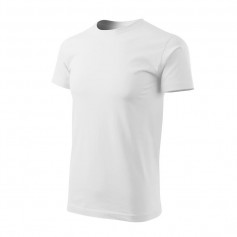 Adler Basic Free M Ανδρικό Διαφημιστικό T-shirt Κοντομάνικο σε Λευκό Χρώμα MLI-F2900