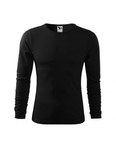 Adler FitT LS M MLI11901 Ανδρική Διαφημιστική Μπλούζα Μακρυμάνικη σε Μαύρο Χρώμα MLI-11901