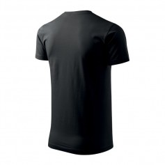 Adler Basic M MLI12901 Ανδρικό Διαφημιστικό T-shirt Κοντομάνικο σε Μαύρο Χρώμα MLI-12901