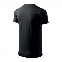 Adler Basic M MLI12901 Ανδρικό Διαφημιστικό T-shirt Κοντομάνικο σε Μαύρο Χρώμα MLI-12901