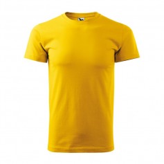 Adler Basic M Ανδρικό Διαφημιστικό T-shirt Κοντομάνικο σε Κίτρινο Χρώμα MLI-12904