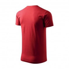 Adler Basic M MLI12907 Ανδρικό Διαφημιστικό T-shirt Κοντομάνικο σε Κόκκινο Χρώμα MLI-12907
