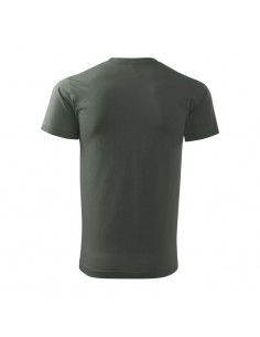 Adler Basic M Ανδρικό Διαφημιστικό T-shirt Κοντομάνικο σε Χακί Χρώμα MLI-12967 2