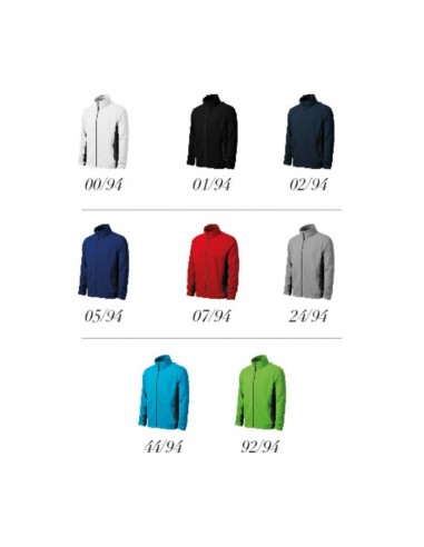 Malfini Ανδρική Ζακέτα Fleece με Φερμουάρ Κόκκινη MLI-52707