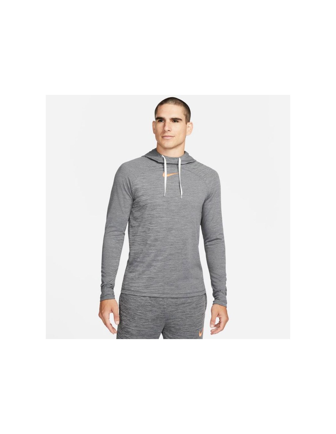 Nike Ανδρικό Φούτερ με Κουκούλα Γκρι DQ5051-010