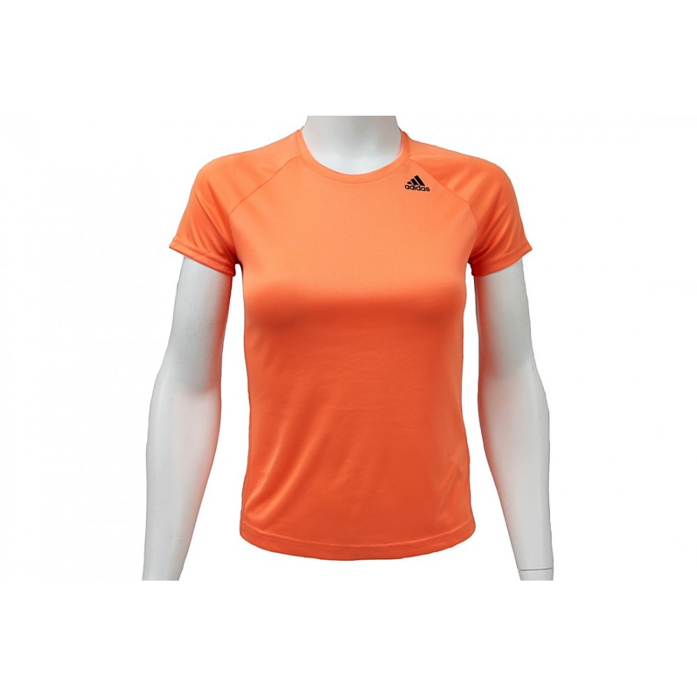 ADIDAS PERFORMANCE Adidas D2M Loose Γυναικείο Αθλητικό T-shirt Πορτοκαλί BS1921