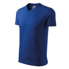Adler Vneck U MLI10205 Ανδρικό Διαφημιστικό T-shirt Κοντομάνικο σε Μπλε Χρώμα MLI-10205