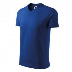 Adler Vneck U MLI10205 Ανδρικό Διαφημιστικό T-shirt Κοντομάνικο σε Μπλε Χρώμα MLI-10205