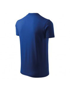 Adler Vneck U MLI10205 Ανδρικό Διαφημιστικό T-shirt Κοντομάνικο σε Μπλε Χρώμα MLI-10205 2