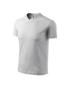 Adler Vneck U MLI10203 Ανδρικό Διαφημιστικό T-shirt Κοντομάνικο σε Γκρι Χρώμα MLI-10203