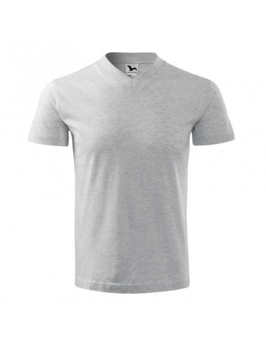 Adler Vneck U MLI10203 Ανδρικό Διαφημιστικό T-shirt Κοντομάνικο σε Γκρι Χρώμα MLI-10203