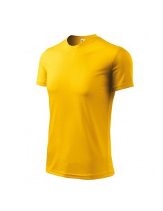 Adler Fantasy M MLI12404 Ανδρικό Διαφημιστικό T-shirt Κοντομάνικο σε Κίτρινο Χρώμα MLI-12404