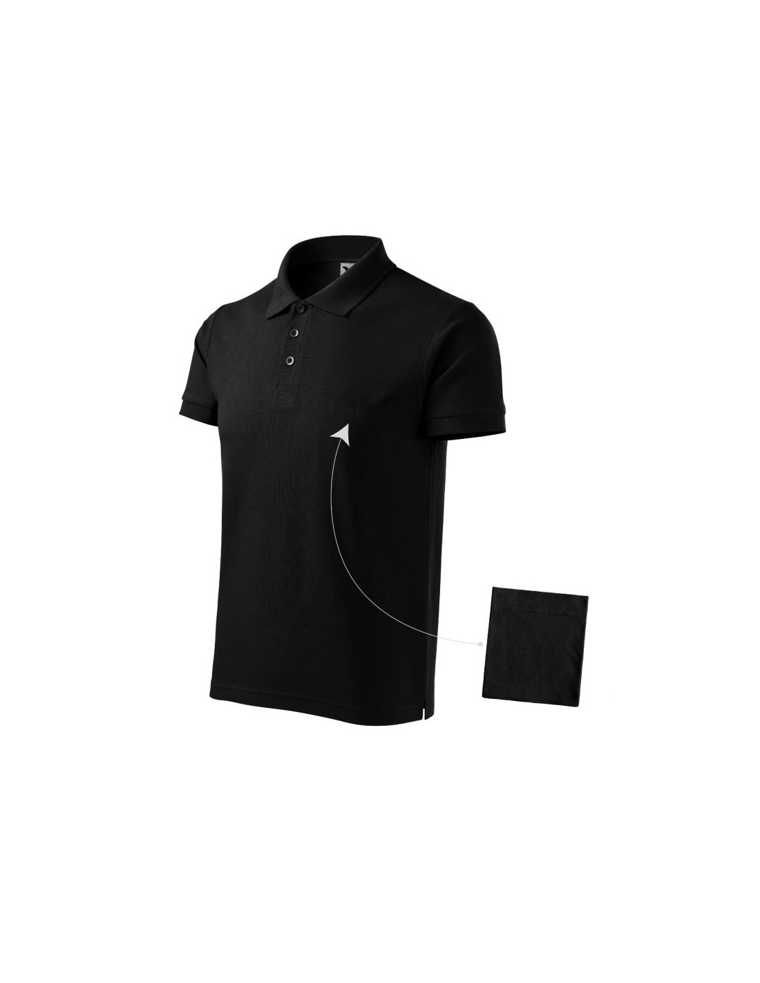 Adler Ανδρική Διαφημιστική Μπλούζα Κοντομάνικη σε Μαύρο