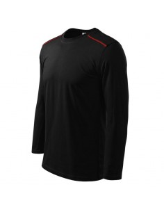 Adler Unisex Διαφημιστική Μπλούζα Μακρυμάνικη σε Μαύρο Χρώμα MLI-11201