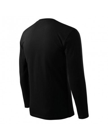 Adler Unisex Διαφημιστική Μπλούζα Μακρυμάνικη σε Μαύρο Χρώμα MLI-11201