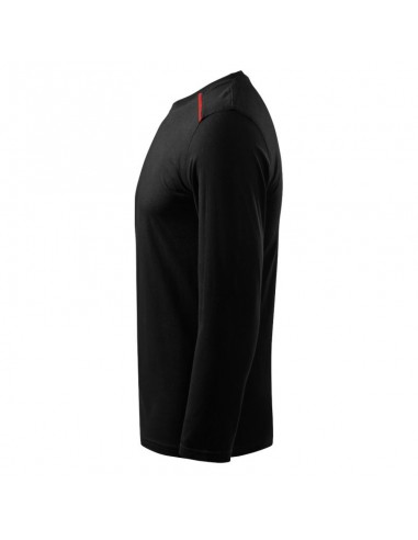 Adler Unisex Διαφημιστική Μπλούζα Μακρυμάνικη σε Μαύρο Χρώμα MLI-11201