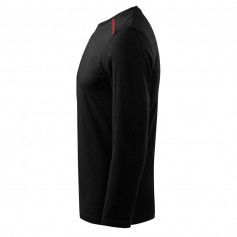 Adler Unisex Διαφημιστική Μπλούζα Μακρυμάνικη σε Μαύρο Χρώμα MLI-11201