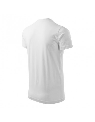 Adler Heavy Vneck Ανδρικό Διαφημιστικό T-shirt Κοντομάνικο σε Λευκό Χρώμα MLI-11100