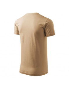 Adler Heavy Ανδρικό Διαφημιστικό T-shirt Κοντομάνικο σε Μπεζ Χρώμα MLI-13708 2