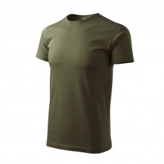 Adler Basic M MLI12969 Ανδρικό Διαφημιστικό T-shirt Κοντομάνικο σε Χακί Χρώμα MLI-12969