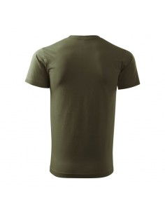 Adler Basic M MLI12969 Ανδρικό Διαφημιστικό T-shirt Κοντομάνικο σε Χακί Χρώμα MLI-12969 2