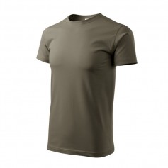 Adler Basic M MLI12929 Ανδρικό Διαφημιστικό T-shirt Κοντομάνικο σε Χακί Χρώμα MLI-12929