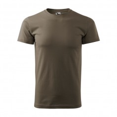 Adler Basic M MLI12929 Ανδρικό Διαφημιστικό T-shirt Κοντομάνικο σε Χακί Χρώμα MLI-12929