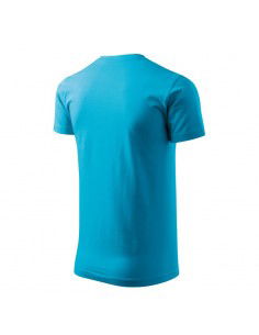 Malfini Basic Ανδρικό Διαφημιστικό T-shirt Κοντομάνικο σε Μπλε Χρώμα MLI-12944 2