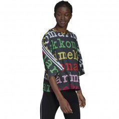 Adidas x Marimekko Γυναικείο Αθλητικό T-shirt Μαύρο HG6327