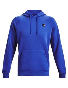 Under Armour Rival Ανδρικό Φούτερ με Κουκούλα και Τσέπες Μπλε 1357092-486