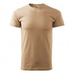 Adler Basic M MLI12908 Ανδρικό Διαφημιστικό T-shirt Κοντομάνικο σε Μπεζ Χρώμα MLI-12908