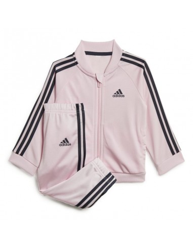 Adidas Παιδικό Σετ Φόρμας Ροζ 2τμχ 3-Stripes Tricot HM6609