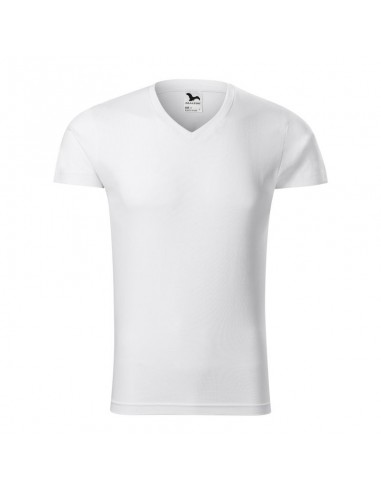 Malfini Ανδρικό Διαφημιστικό T-shirt Κοντομάνικο σε Λευκό Χρώμα MLI-14600