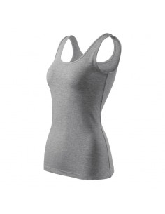 Malfini Γυναικεία Διαφημιστική Μπλούζα Αμάνικη σε Γκρι Χρώμα MLI-13612