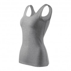 Malfini Γυναικεία Διαφημιστική Μπλούζα Αμάνικη σε Γκρι Χρώμα MLI-13612