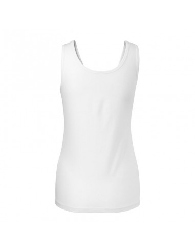 Malfini Γυναικεία Διαφημιστική Μπλούζα Αμάνικη σε Λευκό Χρώμα MLI-13600